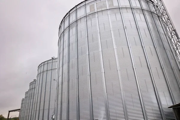 Galvanized steel silos for grain storage