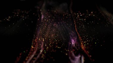 Soyut Altın Nehir - ART. Doğal lüks. Stil sıvı mermer girdaplarını içerir. 