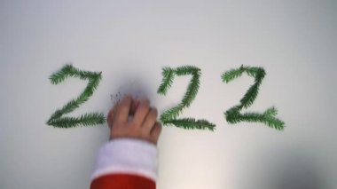 Noel Baba 'nın eli donut alır