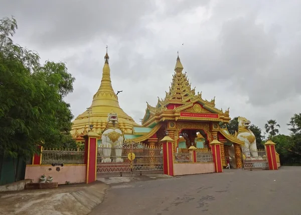 Архитектура Глобального Випассана Пагода Мумбаи — стоковое фото