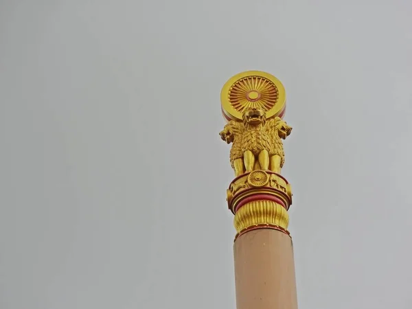 Ashoka Pillar Global Vipassana Pagoda Mumbai India — Stock Photo, Image