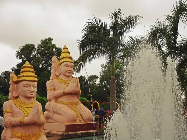 Statue Buddha Global Vipassana Pagoda Mumbai India — Stock Photo, Image