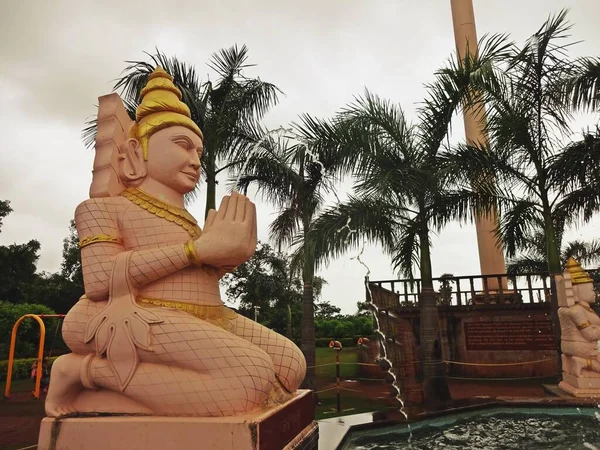 Statua Buddha Globale Vipassana Pagoda Mumbai India — Foto Stock