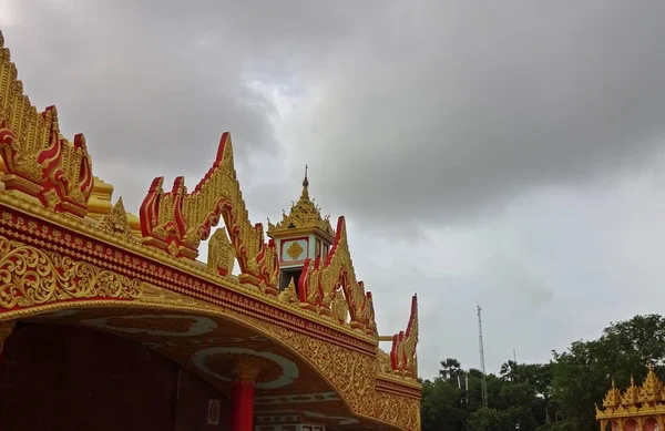 Außenseite Der Globalen Vipassana Pagode Mumbai Indien — Stockfoto