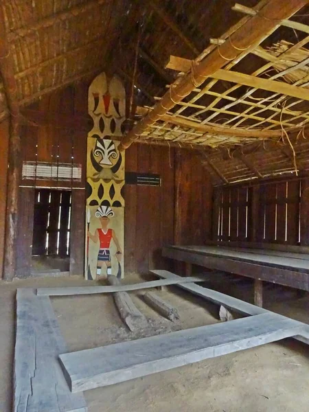 trible hut in the village