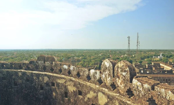 Mandawa Şehrinin Eski Sanatsal Konağı Haweli Rajasthan Hindistan — Stok fotoğraf