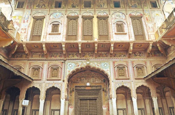 Verlassene Haveli Nawalgarh Rajasthan Indien — Stockfoto