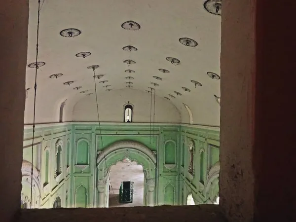 Bara Imambara Lucknow Uttar Prathe的内部 — 图库照片
