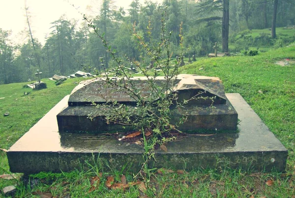 Cimitero Himachal Pradesh India — Foto Stock