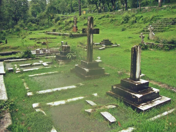 Cimitero Himachal Pradesh India — Foto Stock