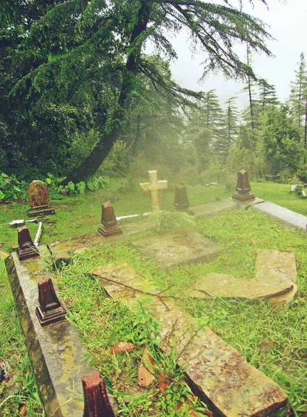 Hřbitov Himachal Pradéš Indie — Stock fotografie