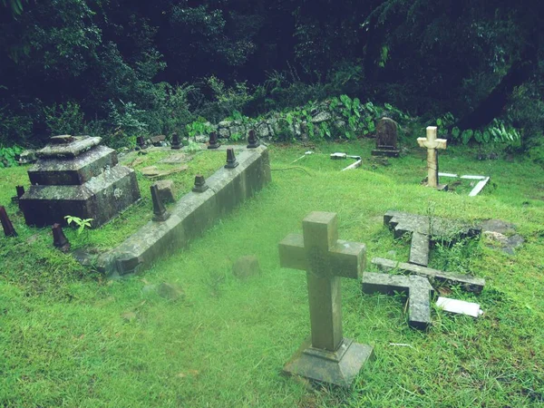 Kyrkogård Vid Himachal Pradesh India — Stockfoto