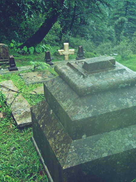 Cimitero Himachal Pradesh India — Foto Stock