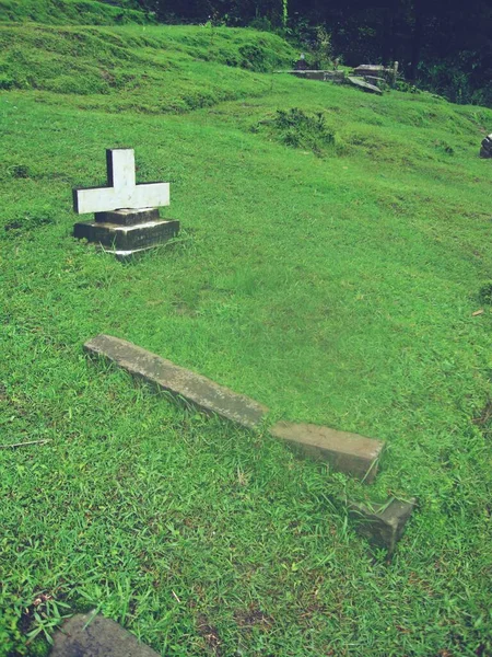 Cemitério Himachal Pradesh Índia — Fotografia de Stock