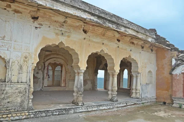 Зовнішній Вигляд Форту Палацовий Альвар Раджастхан — стокове фото