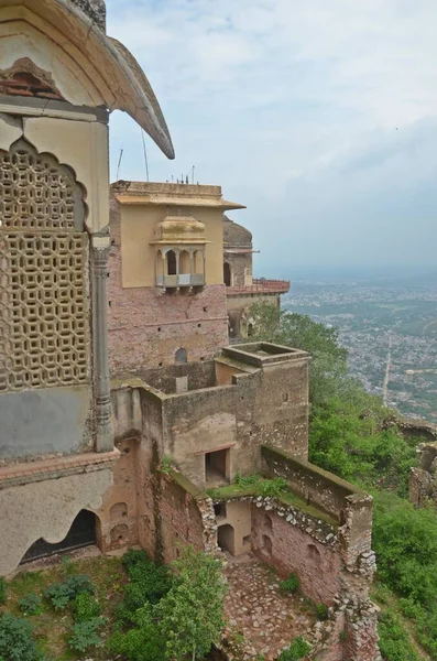 Exterior Bala Fort Palacio Alwar Rajasthan — Foto de Stock