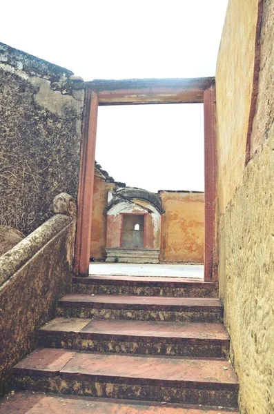 Εξωτερικό Του Φρουρίου Bala Παλάτι Alwar Rajasthan — Φωτογραφία Αρχείου