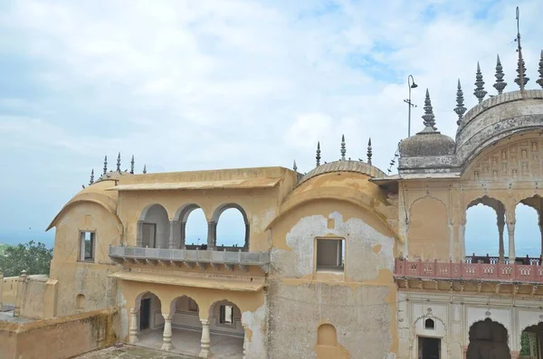 Exteriér Bala Pevnosti Palác Alwar Rajasthan — Stock fotografie