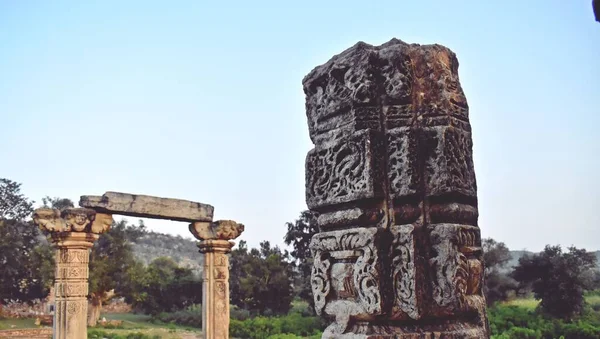 Antika Neelkanth Templet Kvar Alwar Rajasthan — Stockfoto