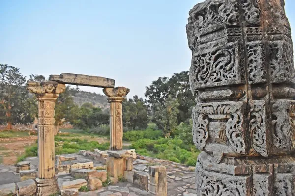 Древний Храм Нильканта Остается Альваре Раджастхан — стоковое фото