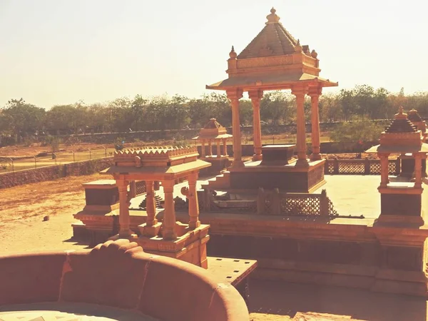 Cenotáfios Reais Chhatris Bhuj — Fotografia de Stock