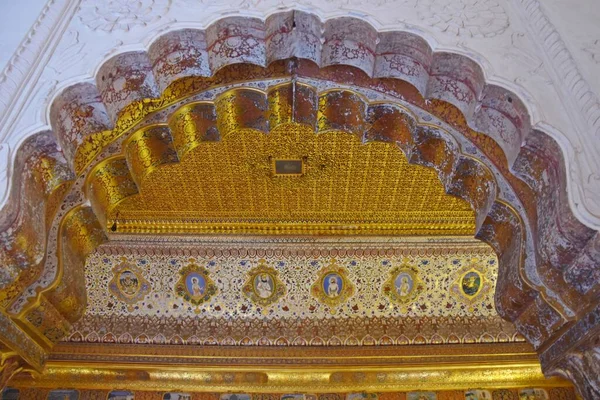 Interior Mehrangarh Seesh Mahal Palácio Jodhpur Rajasthan — Fotografia de Stock