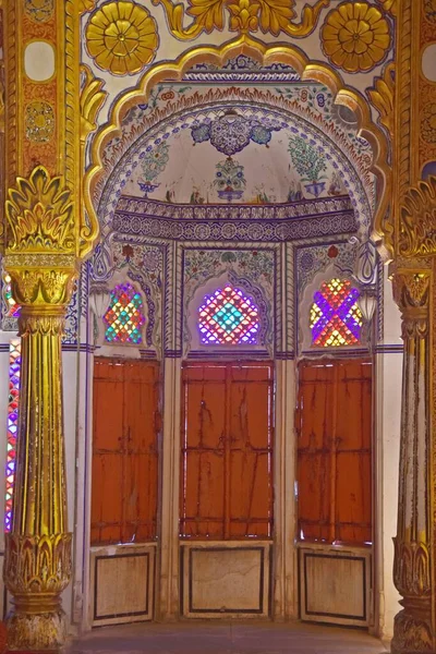 Interior Mehrangarh Seesh Mahal Palace Jodhpur Rajasthan — Zdjęcie stockowe