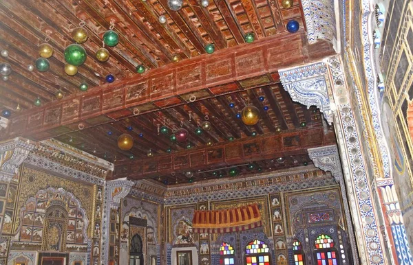 Interior Mehrangarh Seesh Mahal Palace Jodhpur Rajasthan — стокове фото