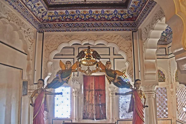 Intérieur Palais Mehrangarh Seesh Mahal Jodhpur Rajasthan — Photo