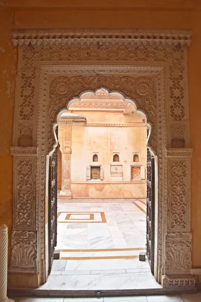 Interior Mehrangarh Seesh Mahal Palace Jodhpur Rajasthan 스톡 사진