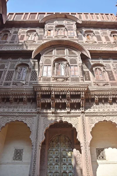 Mehrangarh Kalesi Nin Bir Parçası Jodhpur Rajasthan — Stok fotoğraf