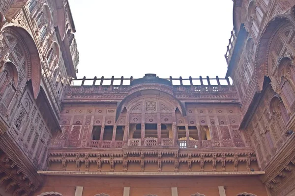 Τμήμα Του Οχυρού Mehrangarh Jodhpur Rajasthan — Φωτογραφία Αρχείου