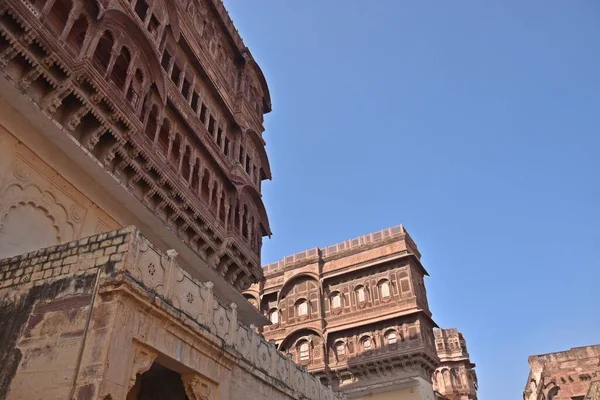 Part Mehrangarh Fort Jodhpur Rajasthan — стокове фото