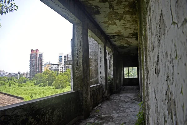 Verlassenes Gebäude Mumbai Indien — Stockfoto