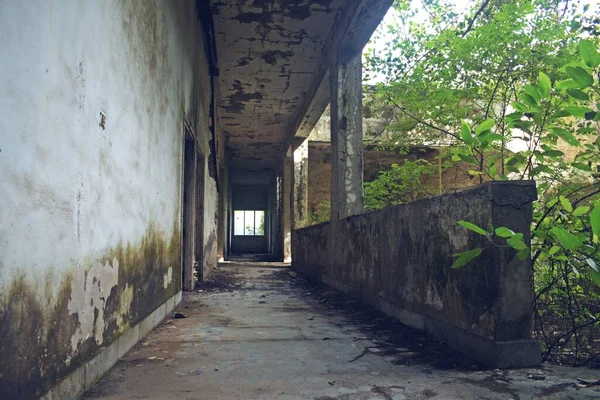 Edifício Abandonado Mumbai Índia — Fotografia de Stock
