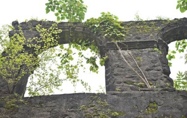 Vasai Kalesi harabesi, Maharashtra, Hindistan 