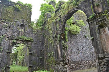 ruin of vasai fort, maharashtra, india 