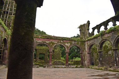 ruin of vasai fort, maharashtra, india 