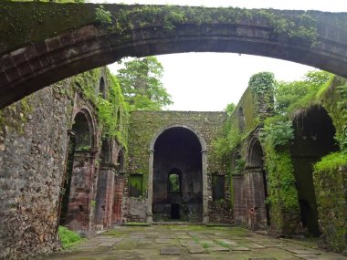 ruin of vasai fort, maharashtra, india 
