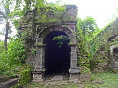 ruin of vasai fort, maharashtra, india 