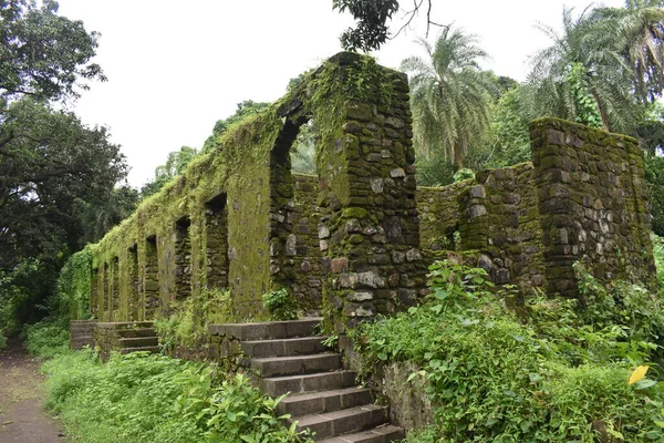Ruin Vasai Fort Maharashtra India — стоковое фото