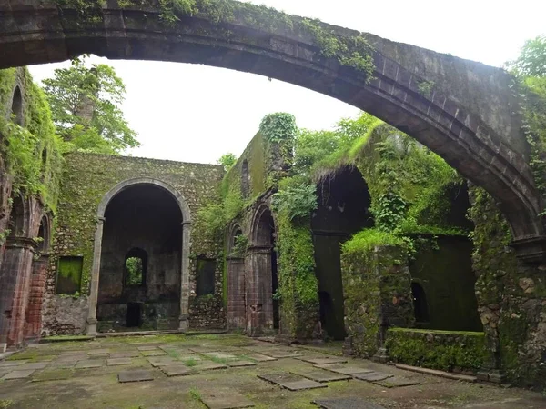 ruin of vasai fort, maharashtra, india 