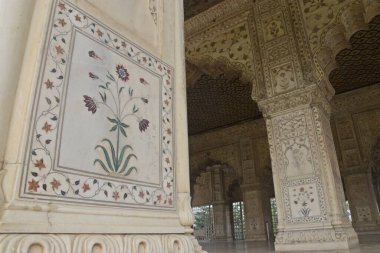Moğol dönemi binası Unesco Dünya Mirası Alanı, Kırmızı Kale, Eski Delhi, Hindistan
