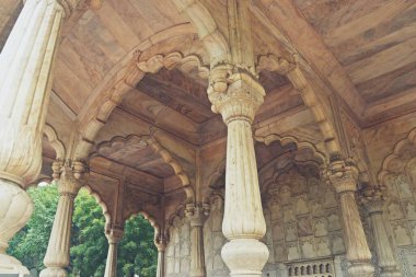 Moğol dönemi binası Unesco Dünya Mirası Alanı, Kırmızı Kale, Eski Delhi, Hindistan