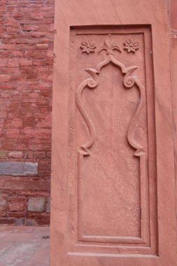 Ayrıntılı çalışma unesco dünya mirası sahasında, kırmızı kale, yeni delhi, Hindistan