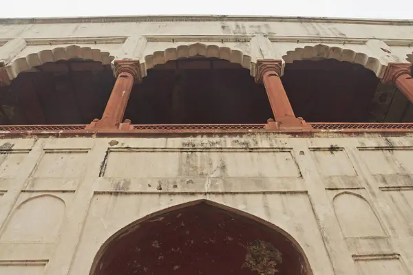 Edificio Era Mughal Dentro Del Sitio Patrimonio Humanidad Unesco Fuerte —  Fotos de Stock
