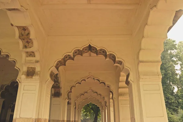 Mughal Era Building Unesco World Heritage Site Red Fort Old — Stock Photo, Image