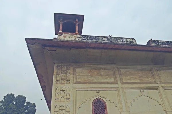 Edificio Epoca Mughal All Interno Del Patrimonio Mondiale Unesco Forte — Foto Stock