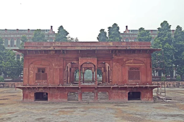 Edificio Era Mughal Dentro Del Sitio Patrimonio Humanidad Unesco Fuerte — Foto de Stock