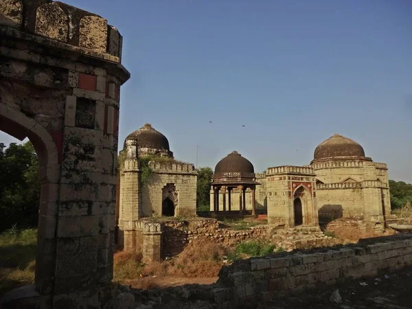 Group Tombs Mosques Jhajjar Haryana India — Stockfoto